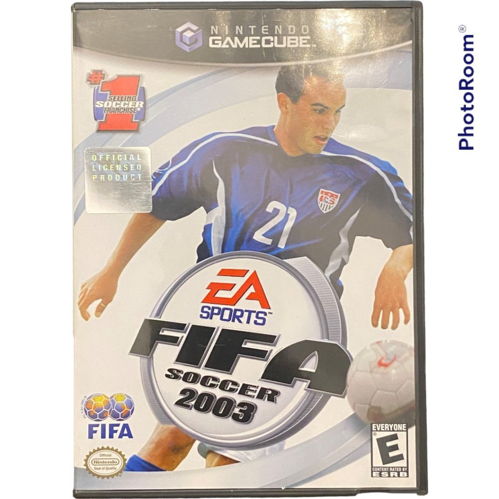 Nintendo CameCube - FIFA Soccer 2023 (EA Sports 2002), complete with manual